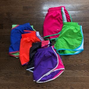 bundle of women’s running shorts